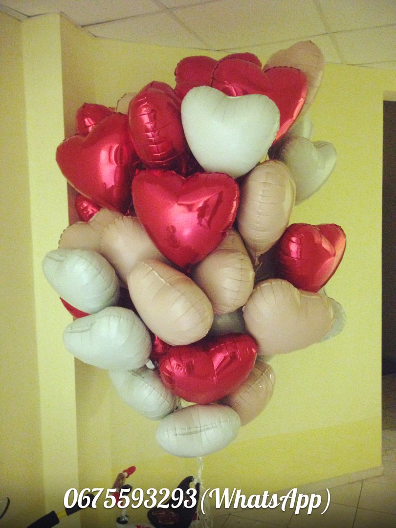 Шарики в Роддом.Встречаем девочку)вариант №17