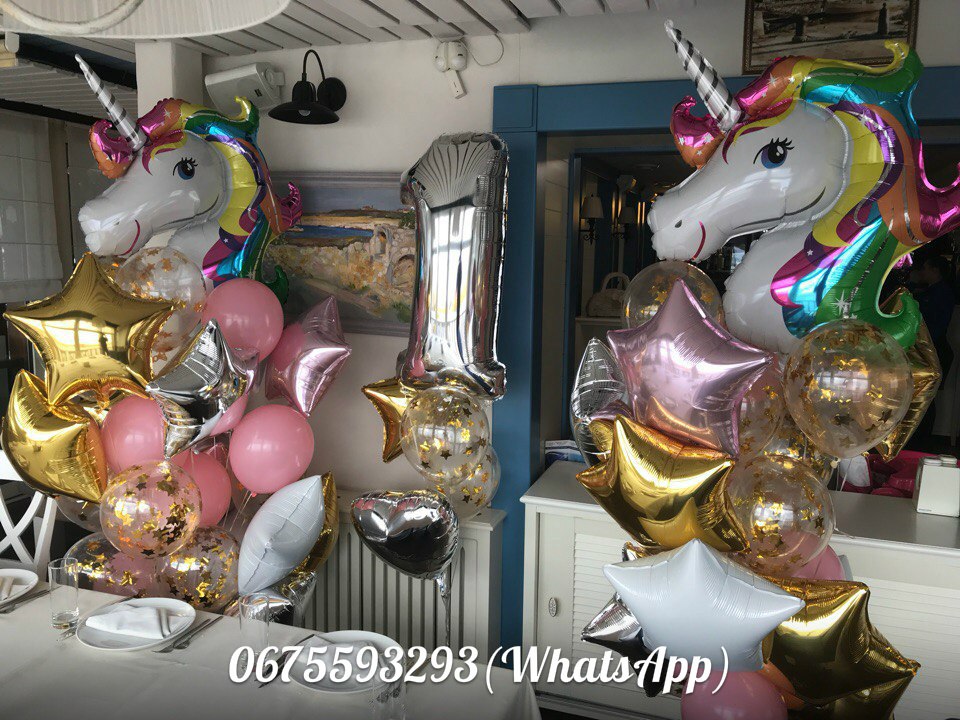 Оформление шарами детского дня рождения №26