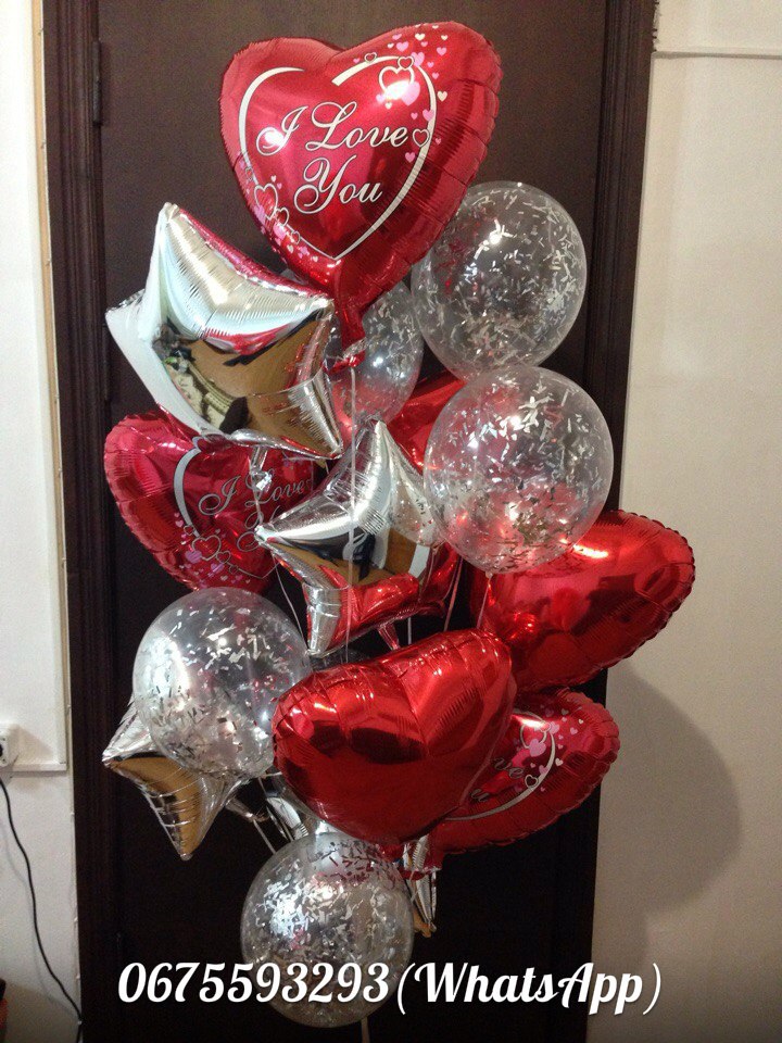 Оформление шарами для любимых - 29