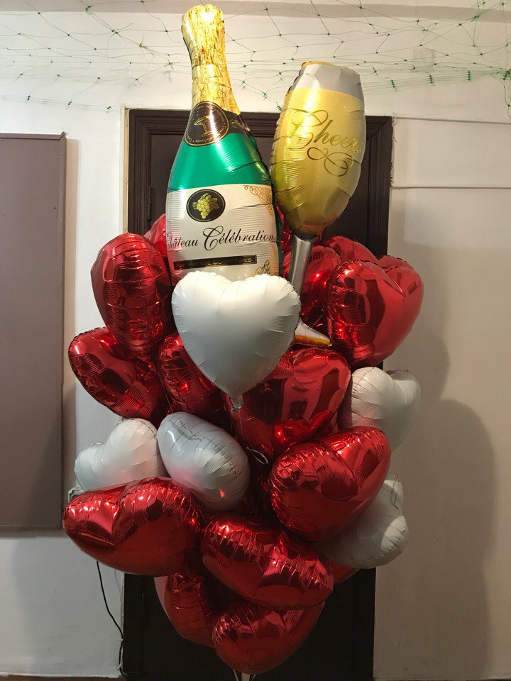 Оформление шарами для любимых - 3