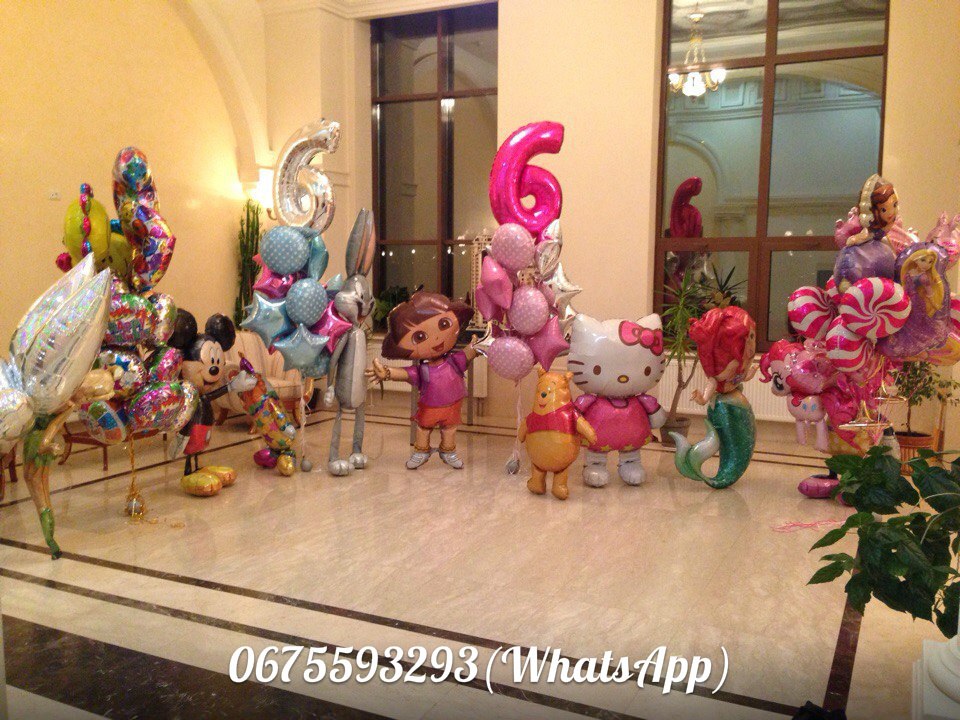 1.Оформление шарами детского дня рождения.Море счастья.