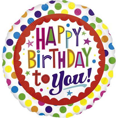 Шар с Днем Рождения